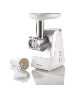 Gorenje Meat grinder MG1600W White/ stainless steel, 1600 W, Throughput (kg/min) 1.9