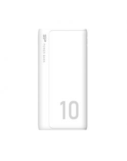 Silicon Power Power Bank SP10KMAPBKGP150W Li-Polymer, White, 10000 mAh, Micro-USB, Type-C, 2 x USB Type-A
