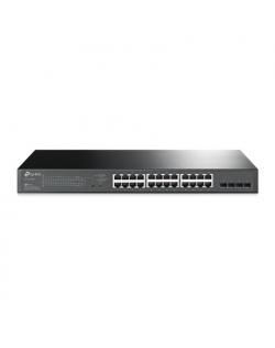 TP-LINK JetStream 28-Port Gigabit Smart Switch TL-SG2428P Web Managed, Rack Mountable, SFP ports quantity 4, PoE+ ports quantity