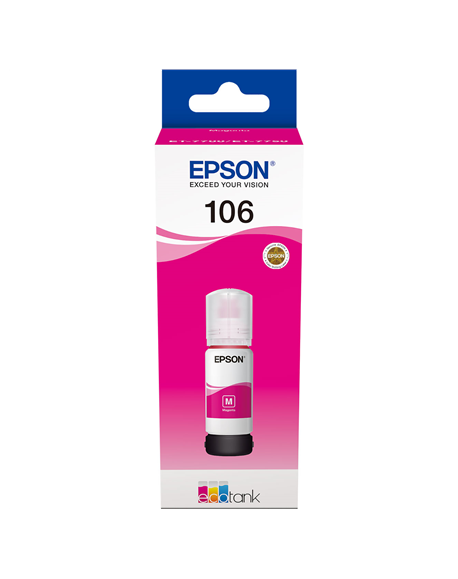 Epson Ecotank 106 Ink Bottle, Magenta