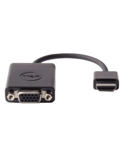 Dell Adapter HDMI to VGA 470-ABZX Black, HDMI - Male