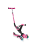 Globber Scooter Go Up Deluxe Lights Scooter, Pink