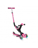 Globber Scooter Go Up Deluxe Lights Scooter, Pink