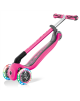 Globber Scooter Go Up Deluxe Lights Scooter, Pink