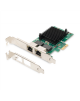 Digitus Gigabit Ethernet PCI Express Card, 2-port 32-bit, low profile bracket, Intel chipset DN-10132