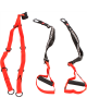 Pure2Improve Suspension Trainer Pro Black/Red, 70% Pp, 15% Plastic, 10% Metal, 5% Nylon