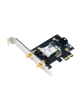 Asus AX1800 Dual-Band Bluetooth 5.2 PCIe Wi-Fi Adapter PCE-AX1800 802.11ax, 574+1201 Mbit/s, MU-MiMO Yes, No mobile broadband, A