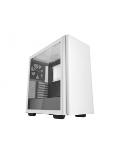 Deepcool MID TOWER CASE CK500 Side window, White, Mid-Tower, Power supply included No