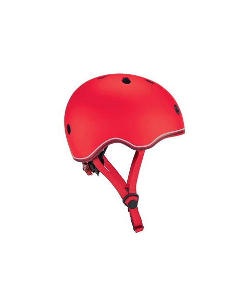 Globber Helmet Go Up Lights Red