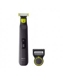 Philips OneBlade Pro Shaver QP6530/15 Operating time (max) 90 min, Wet & Dry, Lithium Ion, Black/Green