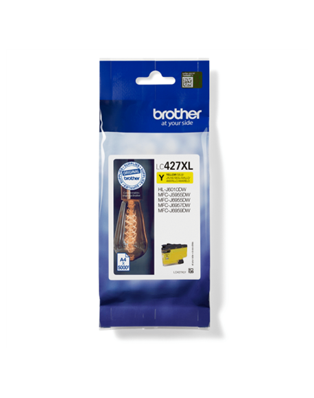 Brother LC427XLY Ink Cartridge, Yellow