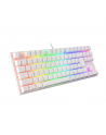 Genesis THOR 303 TKL Gaming keyboard, RGB LED light, US, White, Wired, Brown Switch