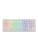 Genesis THOR 303 TKL Gaming keyboard, RGB LED light, US, White, Wired, Brown Switch