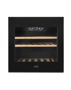 Caso Wine Cooler WineDeluxe E29 Energy efficiency class G, Built-in, Bottles capacity 29 bottles, Cooling type Compressor techno