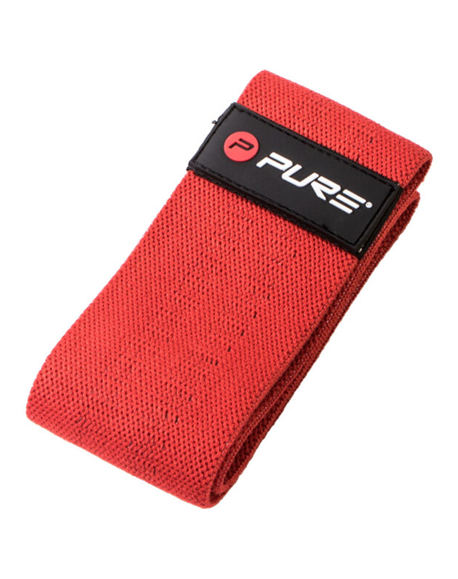 Pure2Improve Textile Resistance Band Heavy 45 kg, Red, 100% Polyester