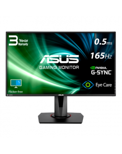 Asus Gaming LCD VG278QR 27 ", TN, FHD, 1920 x 1080 pixels, 16:9, 1 ms, 400 cd/m², Black, 165Hz, FreeSync/Adaptive Sync