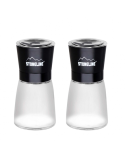 Stoneline Salt and pepper mill set 21653 Housing material Glass/Stainless steel/Ceramic/PS, Black