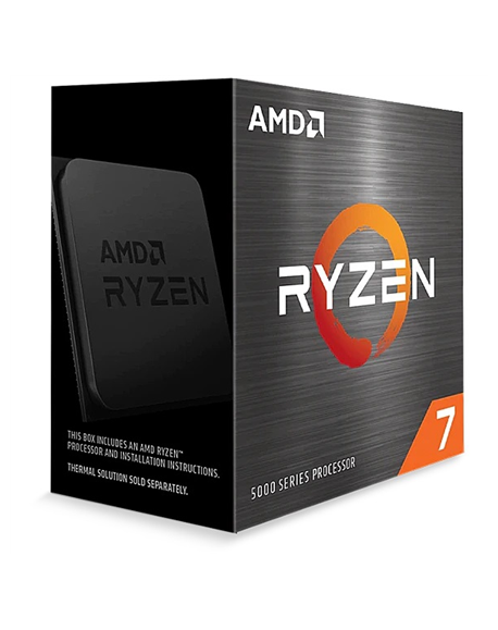 AMD Ryzen 7 5700X, 3.4 GHz, AM4, Processor threads 16, Packing Retail, Processor cores 8, Component for Desktop