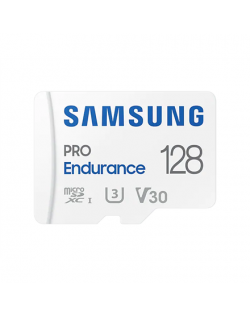 Samsung PRO Endurance MB-MJ128KA/EU 128 GB, MicroSD Memory Card, Flash memory class U3, V30, Class 10, SD adapter