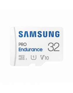 Samsung PRO Endurance MB-MJ32KA/EU 32 GB, MicroSD Memory Card, Flash memory class U1, V10, Class 10, SD adapter