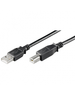 Goobay USB 2.0 Hi-Speed cable 68900 1.8 m, Black, USB-A to USB-B