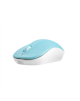 Natec Mouse, Toucan, Wireless, 1600 DPI, Optical, Blue/White