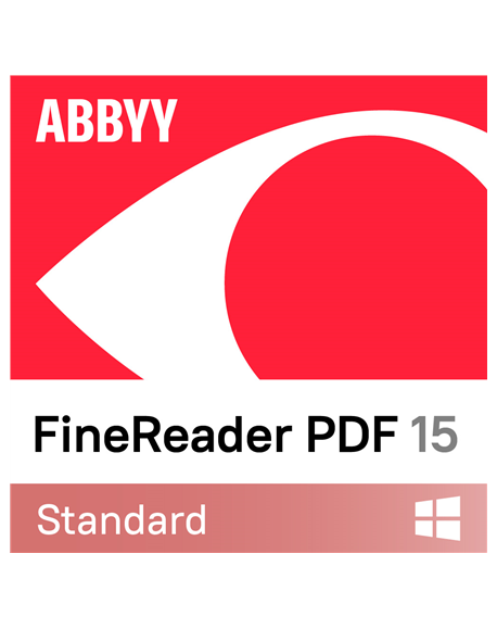 ABBYY FineReader PDF 15 Standard, Single User License (ESD), Subscription 1 year