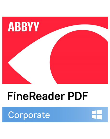 ABBYY FineReader PDF Corporate, Volume License (per Seat), Subscription 1 year, 5 - 25 Licenses