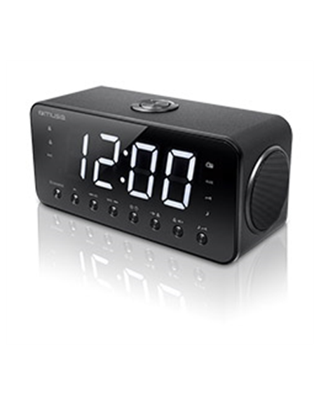 Muse Clock radio M-192CR Black, Display : 1.8 inch white LED with dimmer