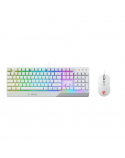 MSI Vigor GK30 COMBO WHITE Keyboard and Mouse Set, Wired, Mouse included, US, White