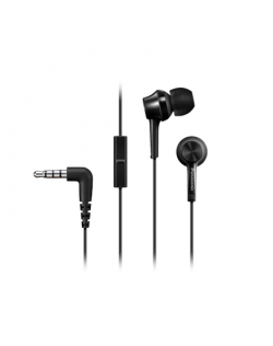 Panasonic Canal type RP-TCM115E-K In-ear, 3.5mm (1/8 inch), Microphone, Black,