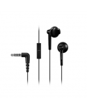 Panasonic Headphones RP-TCM55E-K In-ear, 3.5mm (1/8 inch), Microphone, Black,