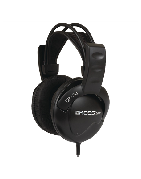 Koss Headphones DJ Style UR20 Headband/On-Ear, 3.5mm (1/8 inch), Black, Noice canceling,