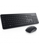 Dell Keyboard and Mouse KM3322W Keyboard and Mouse Set, Wireless, Batteries included, US, Black