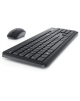 Dell Keyboard and Mouse KM3322W Keyboard and Mouse Set, Wireless, Batteries included, US, Black