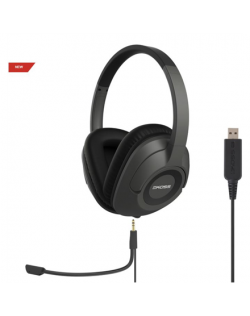 Koss Headphones SB42 USB Headband/On-Ear, USB, Microphone, Black/Grey,