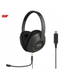 Koss Headphones SB42 USB Headband/On-Ear, USB, Microphone, Black/Grey,
