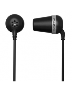 Koss Headphones THE PLUG CLASSIC In-ear, 3.5mm (1/8 inch), Black, Noice canceling,