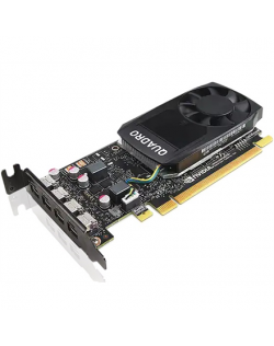 Lenovo ThinkStation Quadro P1000 NVIDIA, 4 GB, Quadro P1000, GDDR5, Mini DP 4 Graphics Card with LP Bracket, PCI Express 3.0*16,