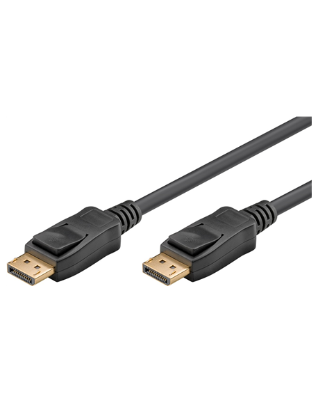 Goobay DisplayPort connector cable 2.0 58534 Black, DP to DP, 2 m