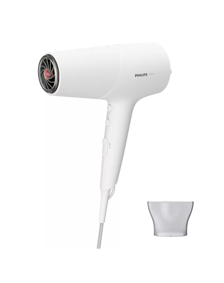 Philips Hair Dryer BHD500/00 2100 W, Number of temperature settings 3, Ionic function, Diffuser nozzle, White