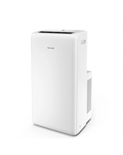 Sharp Air conditioner UL-C10EA-W Suitable for rooms up to 31-46 m³, Number of speeds 3, Heat function, Fan function, White, 1000