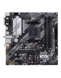 Asus PRIME B550M-A WIFI II Processor family AMD, Processor socket AM4, DDR4 DIMM, Memory slots 4, Supported hard disk drive interfaces SATA, M.2, Number of SATA connectors 4, Chipset AMD B550, microATX