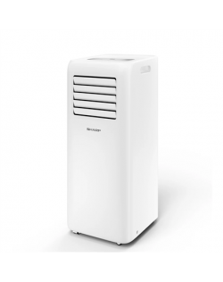 Sharp Air conditioner UL-C09EA-W Suitable for rooms up to 28-43 m³, Number of speeds 3, Fan function, White, 9000 BTU/h, Remote 