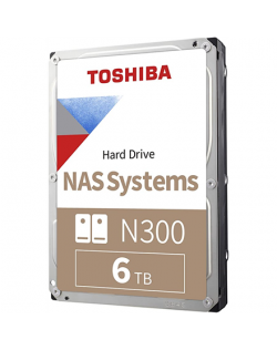 Toshiba Hard Drive NAS N300 7200 RPM, 6000 GB