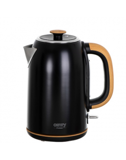 Camry Kettle CR 1342 Electric, 2200 W, 1.7 L, Stainless steel, 360° rotational base, Black