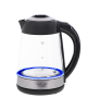 Adler Kettle AD 1285 Electric, 2200 W, 1.7 L, Glass/Stainless steel, 360° rotational base, Grey