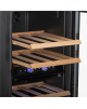 Adler Wine Cooler AD 8080 Energy efficiency class G, Free standing, Bottles capacity 24, Cooling type Compressor, Black