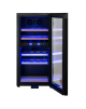 Adler Wine Cooler AD 8080 Energy efficiency class G, Free standing, Bottles capacity 24, Cooling type Compressor, Black