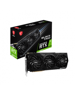 MSI GeForce RTX 3090 Ti BLACK TRIO 24G NVIDIA, 24 GB, GeForce RTX 3090 Ti, GDDR6X, PCI Express Gen 4, HDMI ports quantity 1, Memory clock speed 21000 MHz